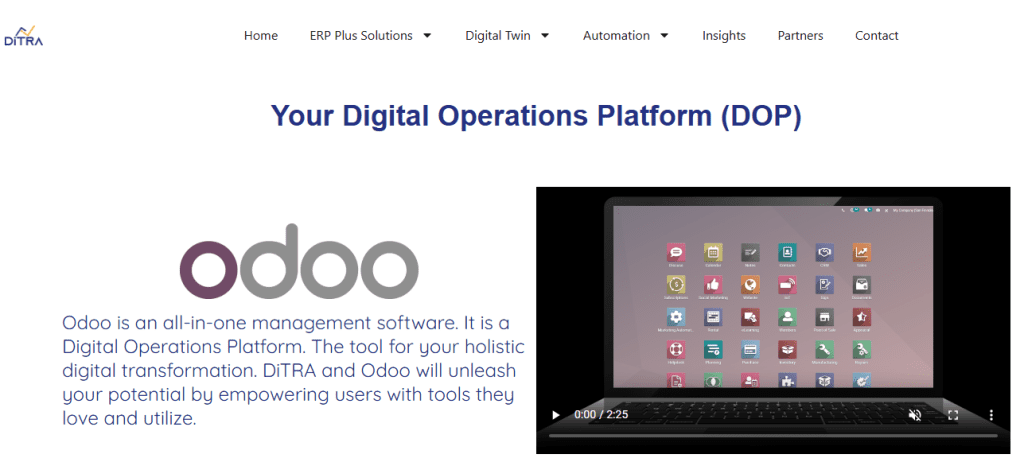 DiTRA - best Odoo implementation company