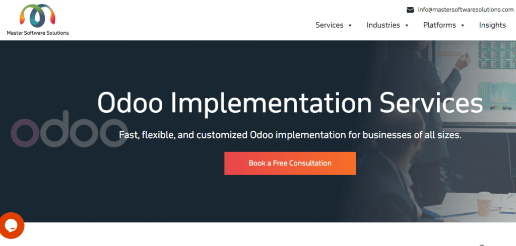 Master Software Solutions - best Odoo implementation company