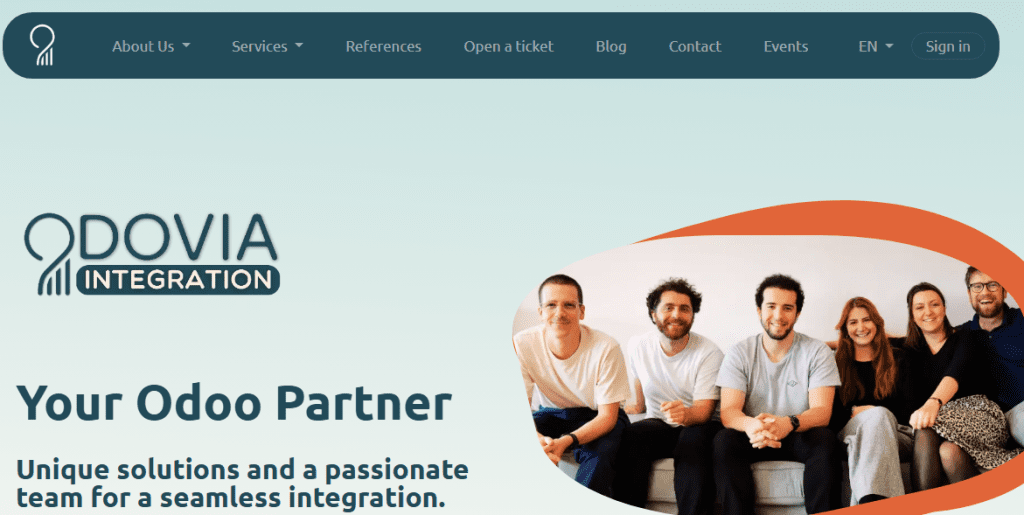 Odovia - best Odoo implementation company