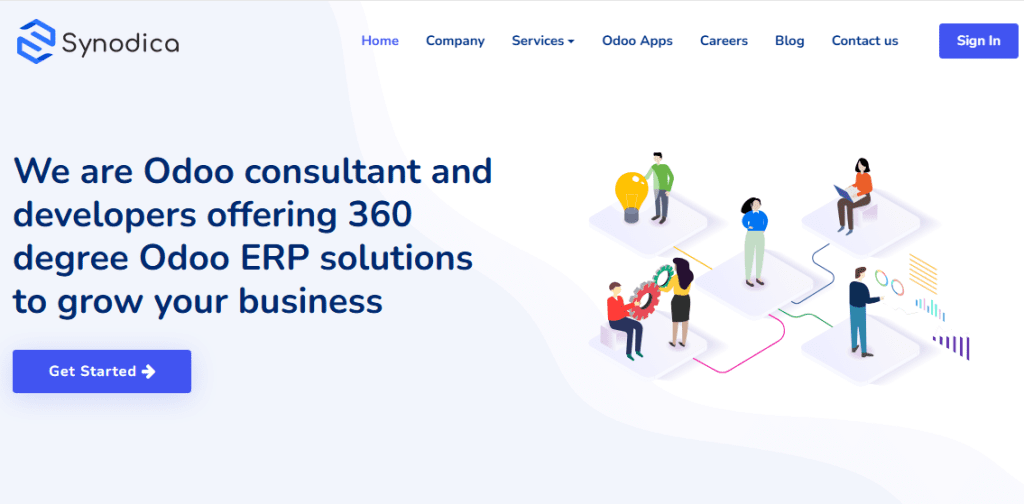 Synodica - best Odoo implementation company