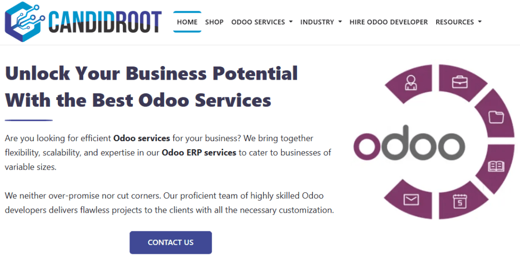 CandidRoot - best Odoo implementation company