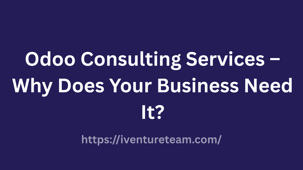 Odoo consulting services