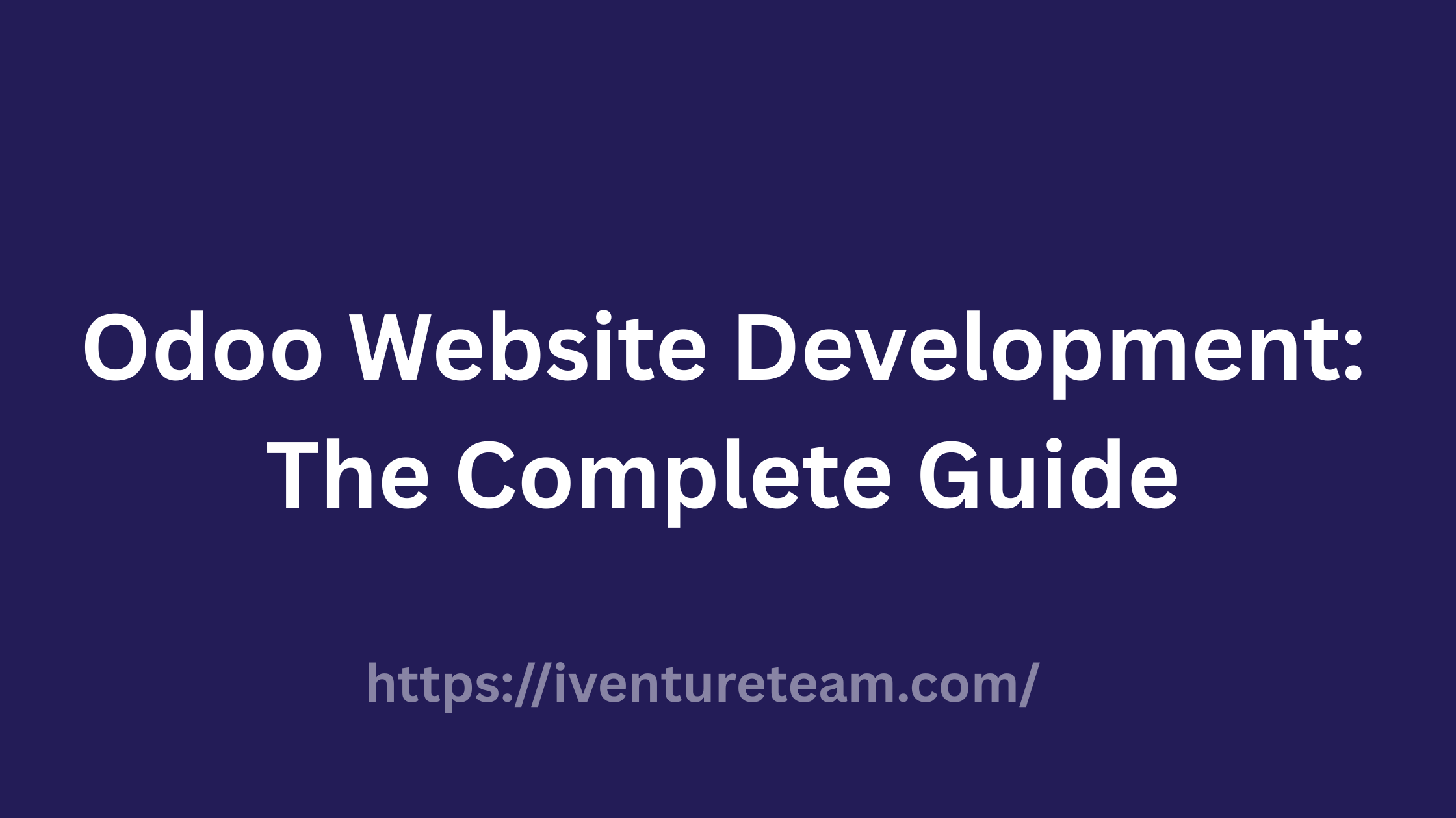 Odoo Website Development